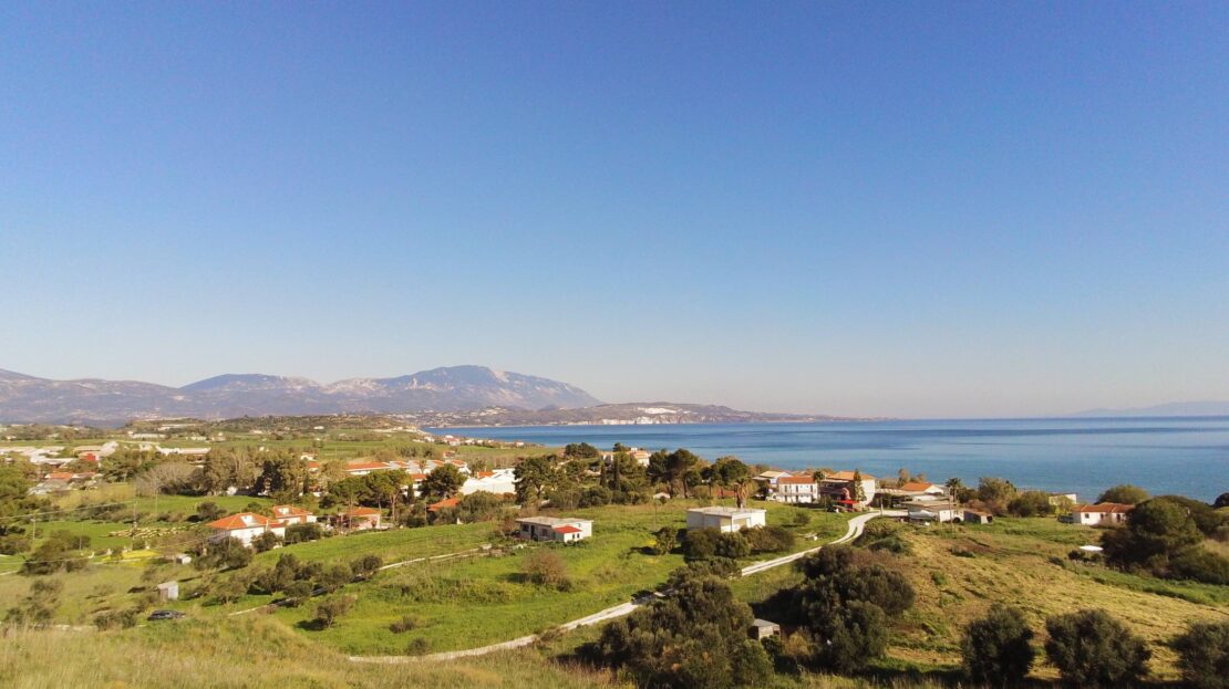 Xi beach panoramic sea view plot